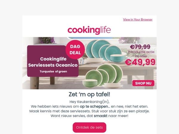 🍴 Vandaag op tafel: een deal om van te smullen!