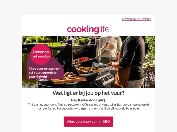 🔥 De BBQ is aan, grillen maar!