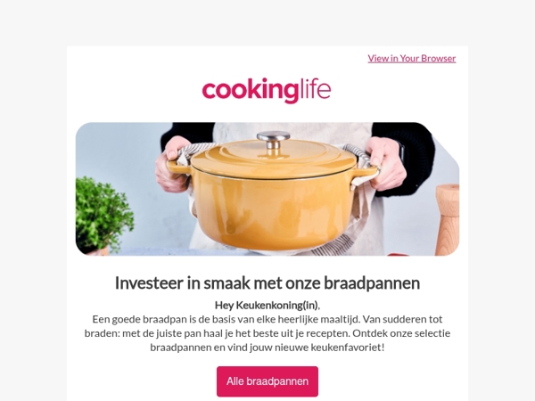 Braad, stoof en geniet! 🍲