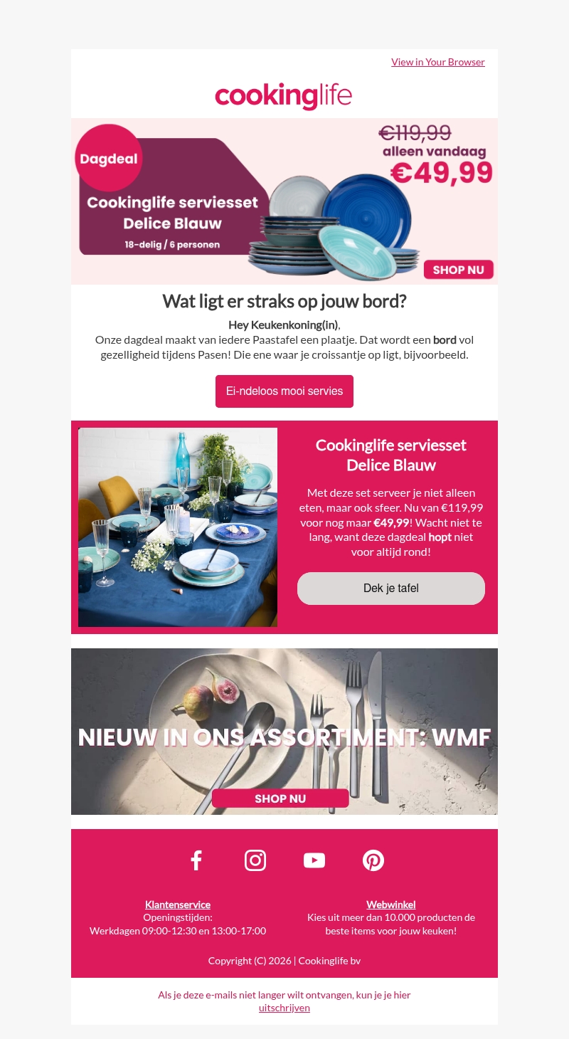Dek jij de tafel? 🐣 Het is dagdeal-tijd vandaag! Dek jij de tafel? 🐣 Het is dagdeal-tijd vandaag!