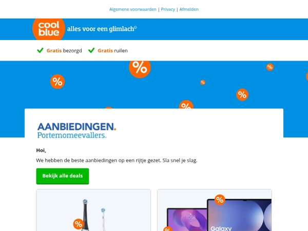 Bekijk alle nieuwe deals