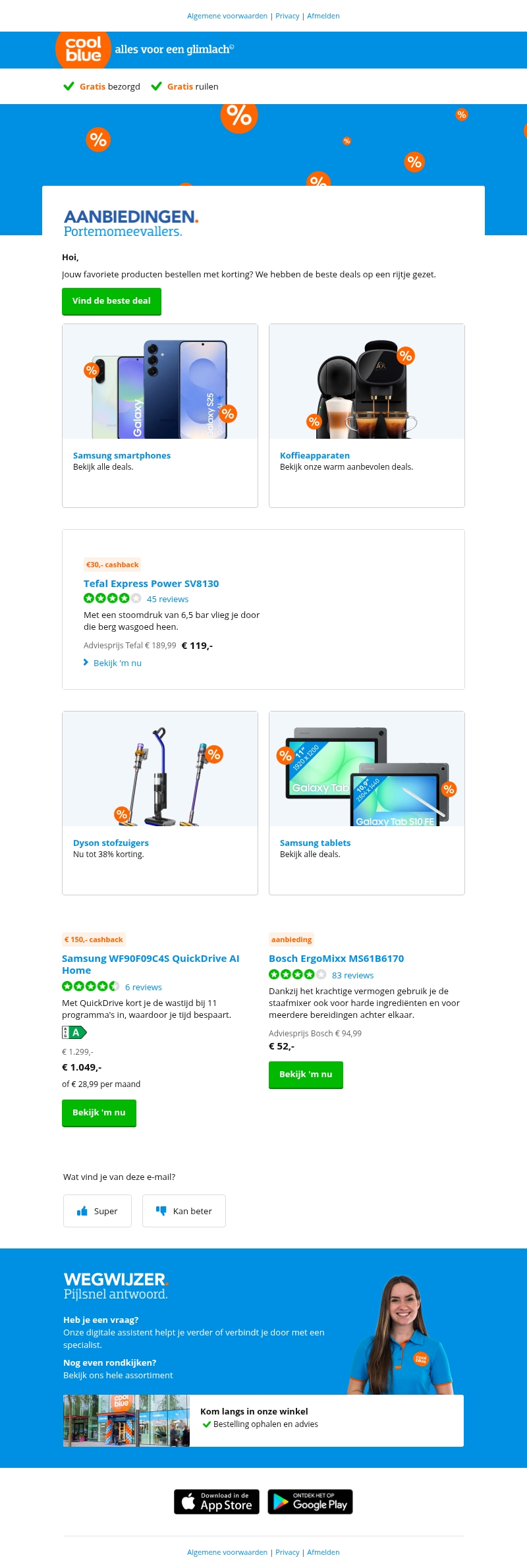 Bekijk de beste deals van dit moment Bekijk de beste deals van dit moment