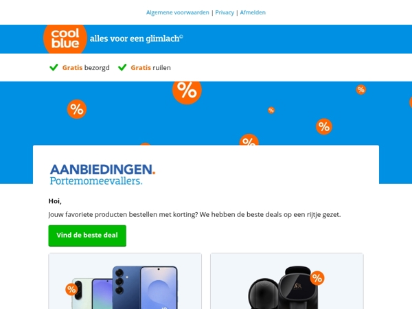 Bekijk de beste deals van dit moment