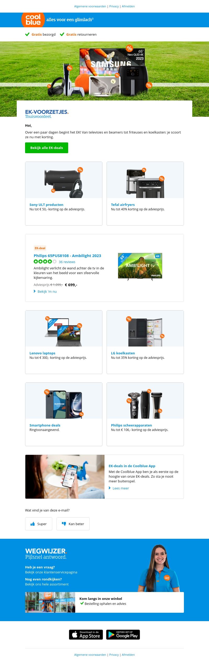 Maak je klaar voor het EK met de beste deals voor jou Maak je klaar voor het EK met de beste deals voor jou