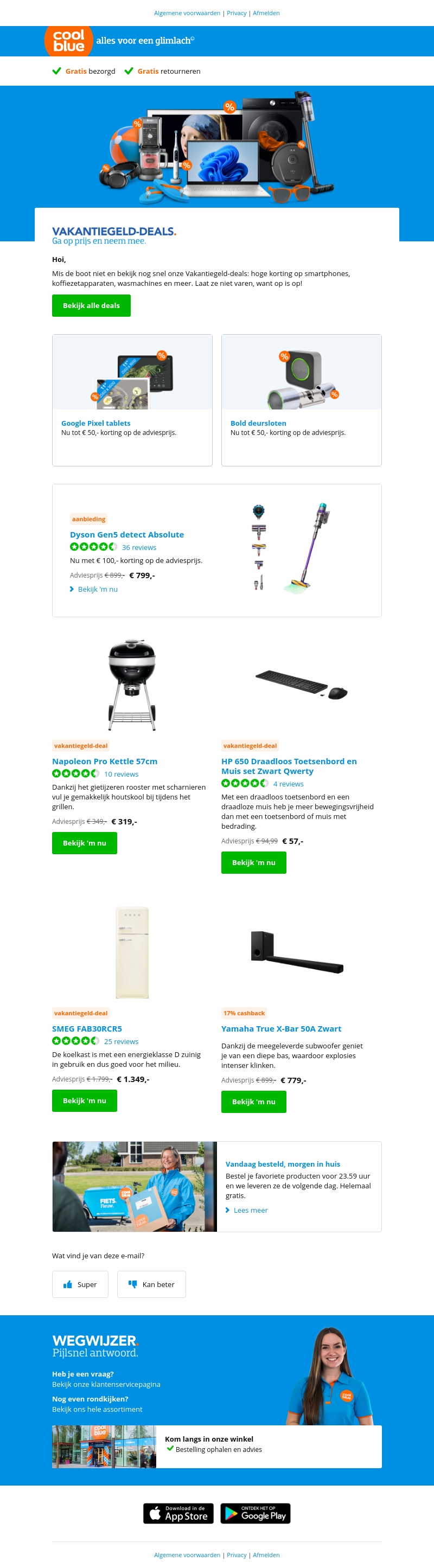 Nog maar een paar dagen: Vakantiegeld-deals Nog maar een paar dagen: Vakantiegeld-deals