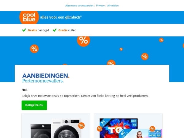 Bekijk de beste deals van dit moment