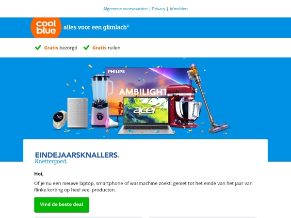 Sluit met onze Eindejaarsknallers het jaar feestelijk af