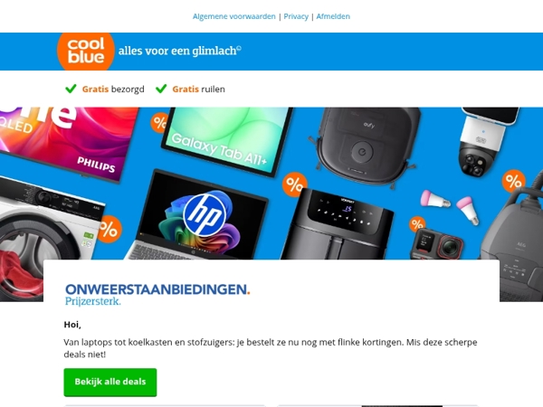 Scoor nog snel deze Onweerstaanbiedingen