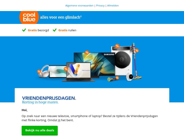 Bekijk nu onze scherpe vriendenprijzen