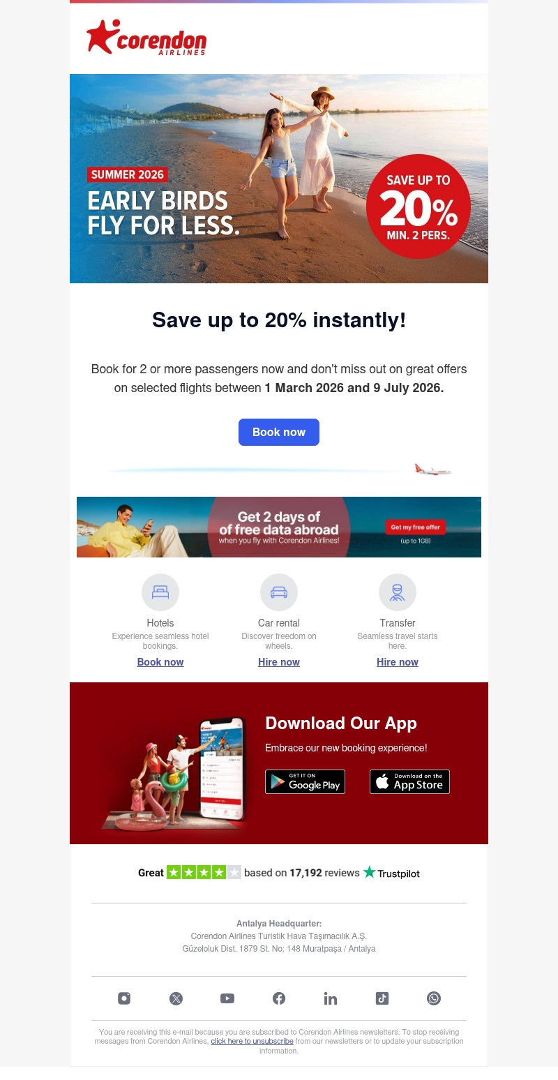 ๐ซ Up to 20% off for 2 or more passengers! ๐ซ Up to 20% off for 2 or more passengers!