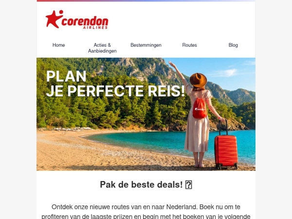 ✈️ Ontdek onze nieuwe routes van en naar Nederland!