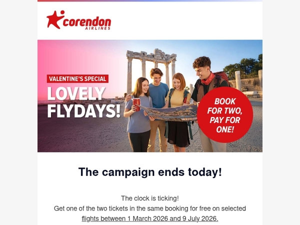 💓 Final call to book 2, pay for 1 💓