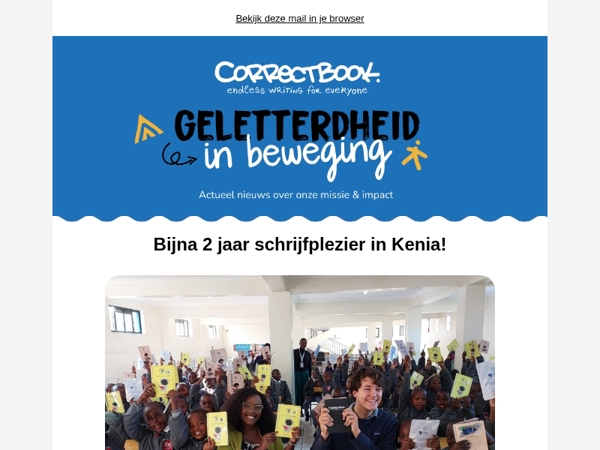 Geletterdheid in beweging: zorgen in Nederland, groei in Kenia