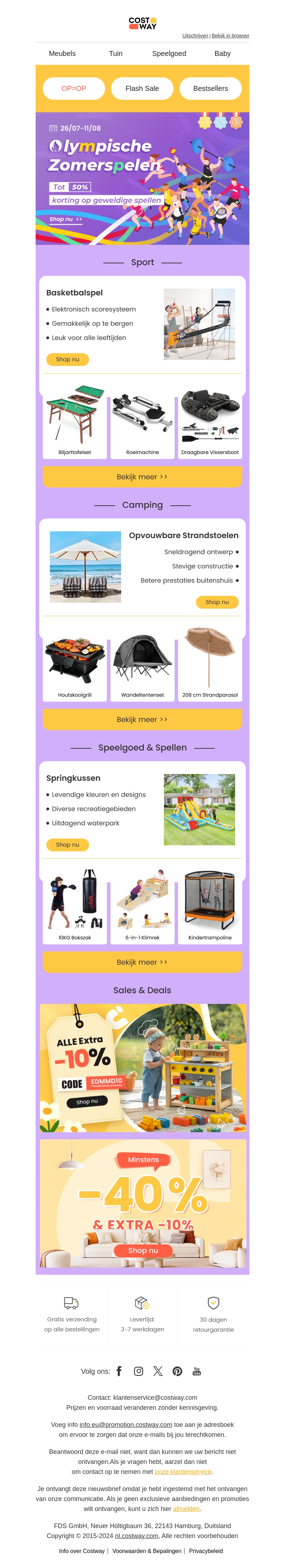 Olympische kortingen wachten op je! Olympische kortingen wachten op je!