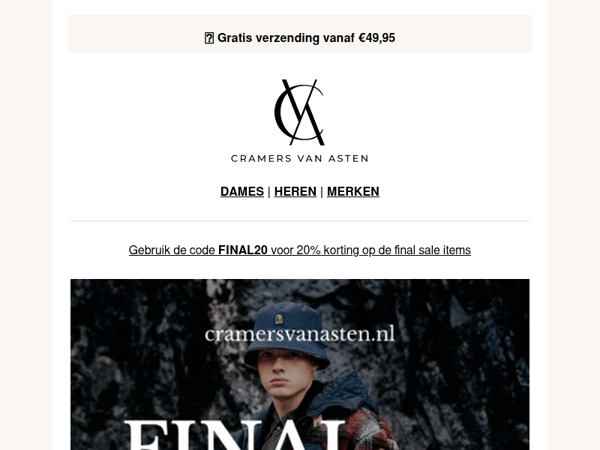 Heb jij al gebruik gemaakt van de 20% extra korting?