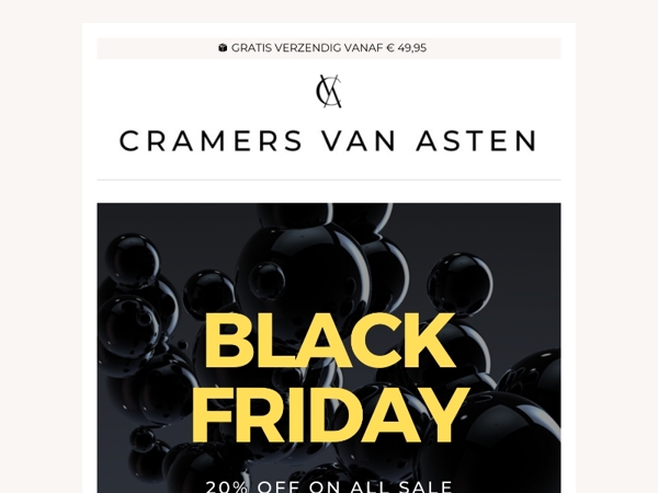 20% OFF ON ALL SALE | CODE: BLACK20