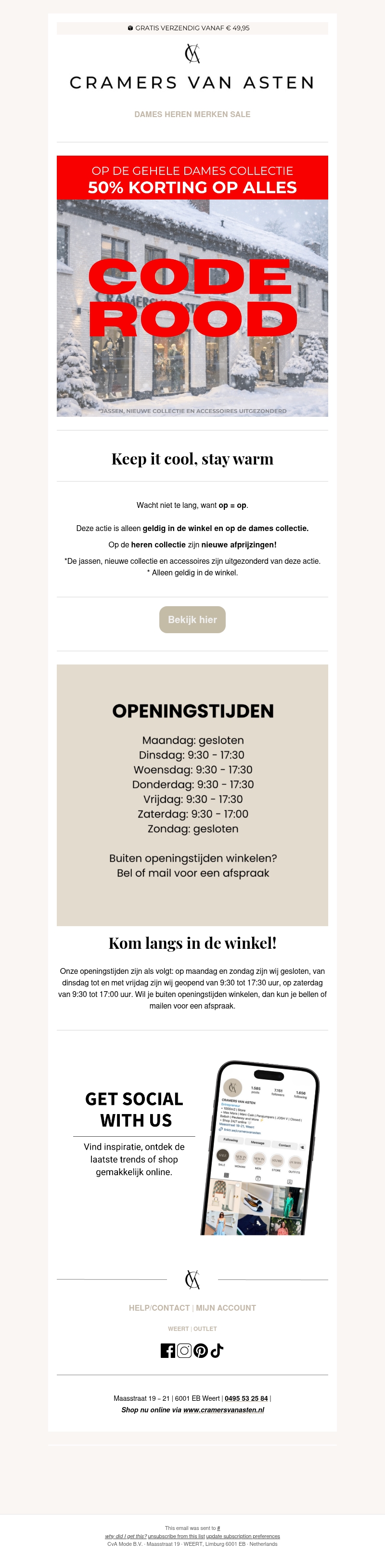 50% off dames collectie 50% off dames collectie