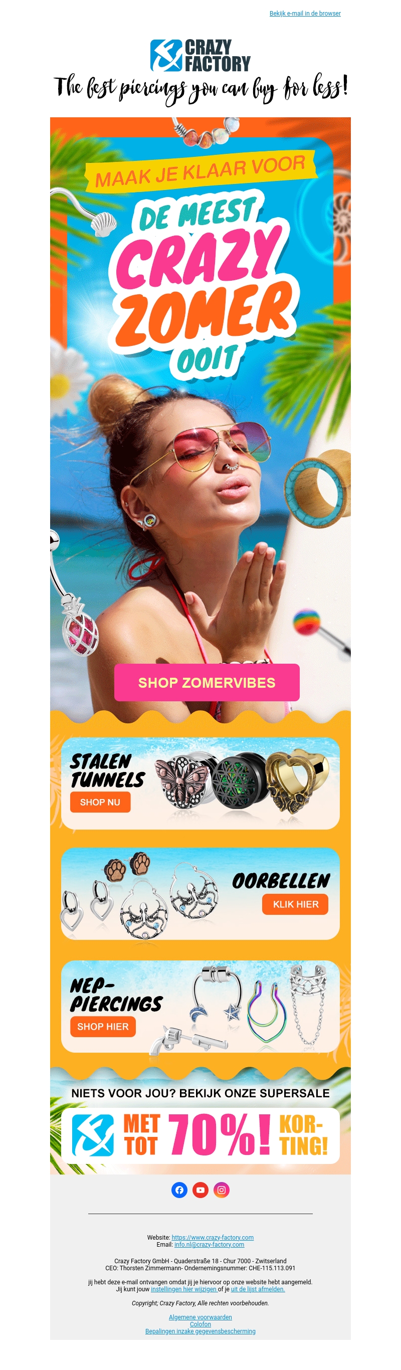 π Ontdek de nieuwste piercing musthaves deze zomer, π Ontdek de nieuwste piercing musthaves deze zomer,
