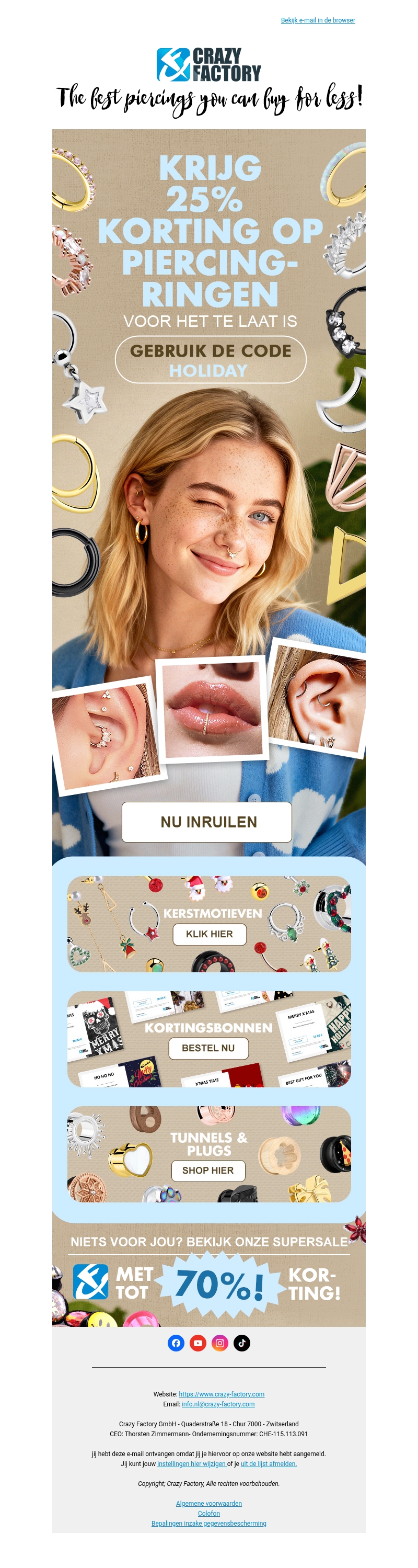 ๐ Ring ring... nog steeds 25% korting op piercingringen, ๐ Ring ring... nog steeds 25% korting op piercingringen,
