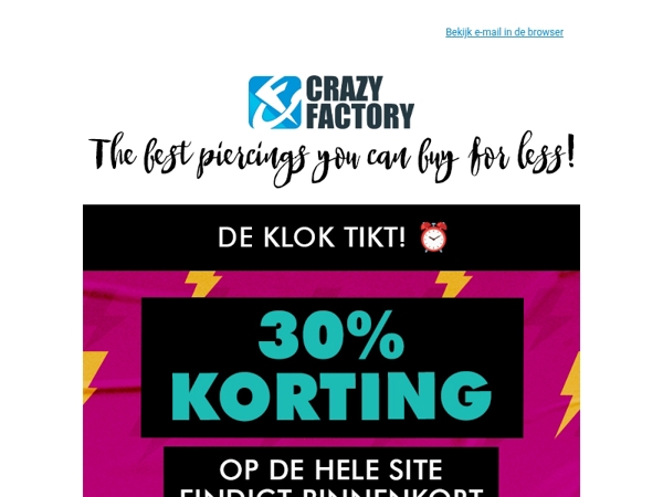 🖤 Het Black Weekend duurt nog steeds voort! Krijg 30% korting op alles zolang de voorraad strekt,, 