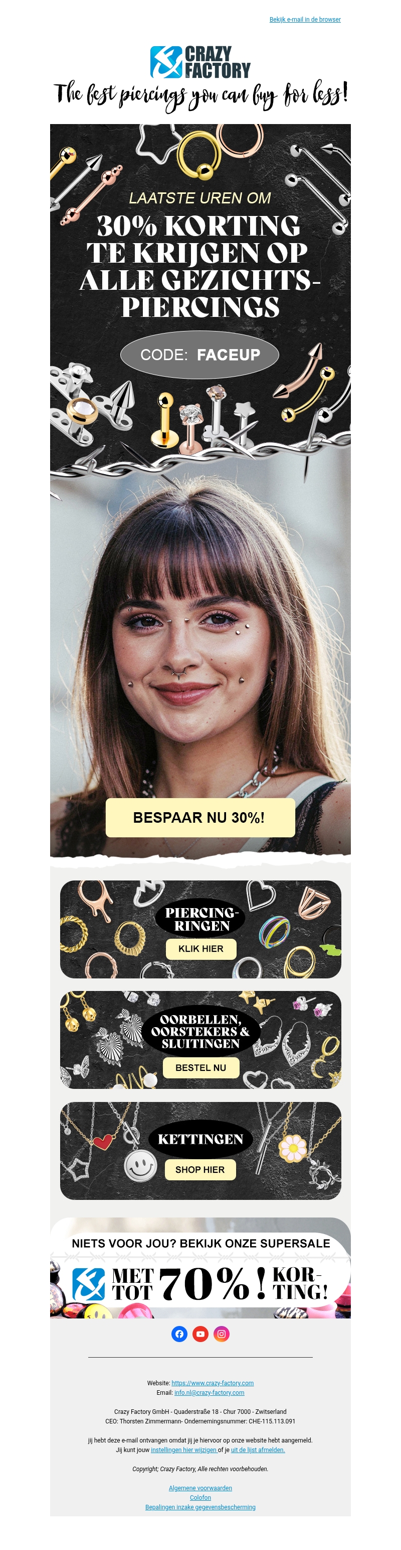 30% korting op gezichtspiercings: laatste herinnering 💸, ! 30% korting op gezichtspiercings: laatste herinnering 💸, !