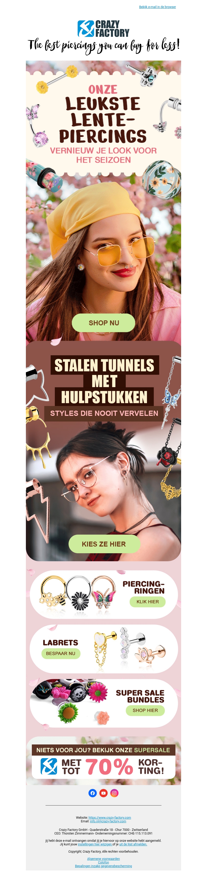 π Nieuw seizoen, nieuwe piercings - de lente roept, π Nieuw seizoen, nieuwe piercings - de lente roept,