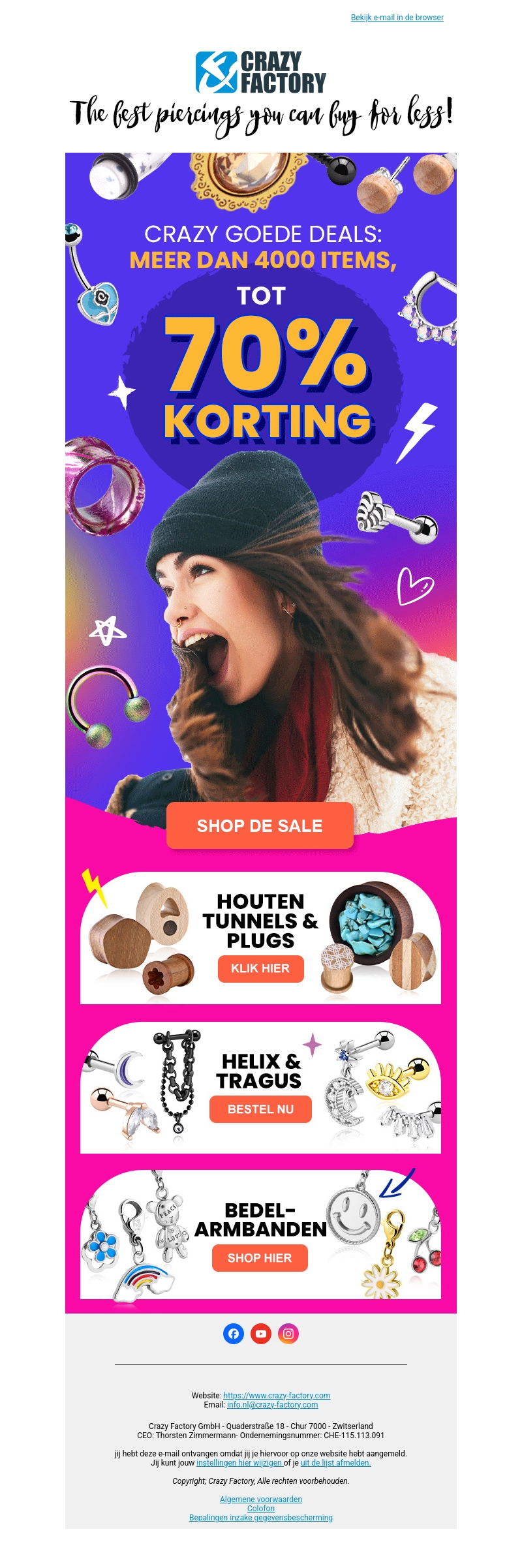 π’ Klaar voor wat crazy deals? Tot 70% korting op meer dan 4000 items,! π’ Klaar voor wat crazy deals? Tot 70% korting op meer dan 4000 items,!