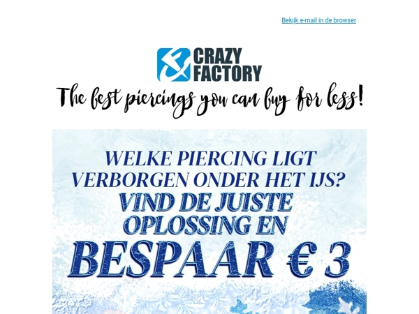 💰 Speel mee en bespaar! Je kan € 3 winnen, 