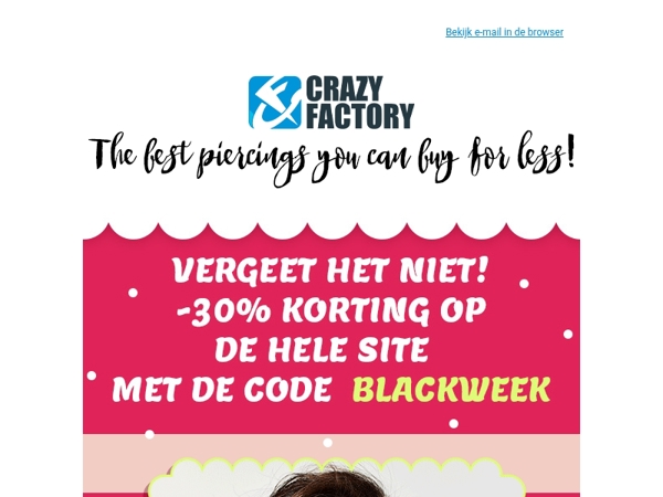 🖤 De Black Week is in volle gang! Krijg 30% korting op de hele site, zelfs voor deze nieuwe releases, 