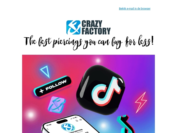 👉 Volg ons op TikTok voor 10% korting, 