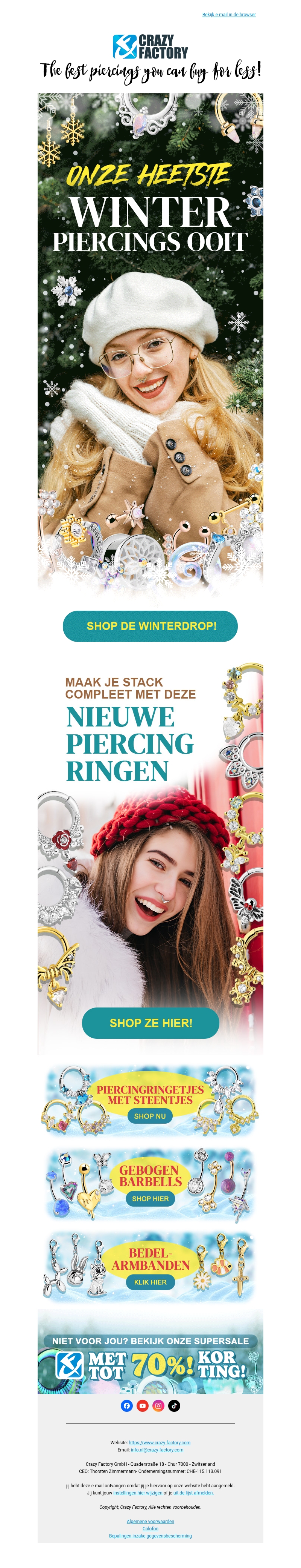 ❄️ IJzige winterpiercings die perfect bij het seizoen passen, ❄️ IJzige winterpiercings die perfect bij het seizoen passen,