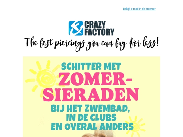 ☀️ Maak kennis met de ultieme Crazy Factory zomer survival kit, 