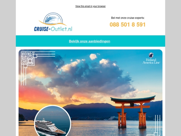 Ontdek de wereld met Holland America Line