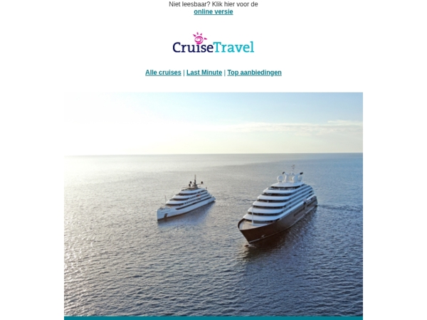 Flash sale: €500 extra korting bij Scenic & Emerald Cruises