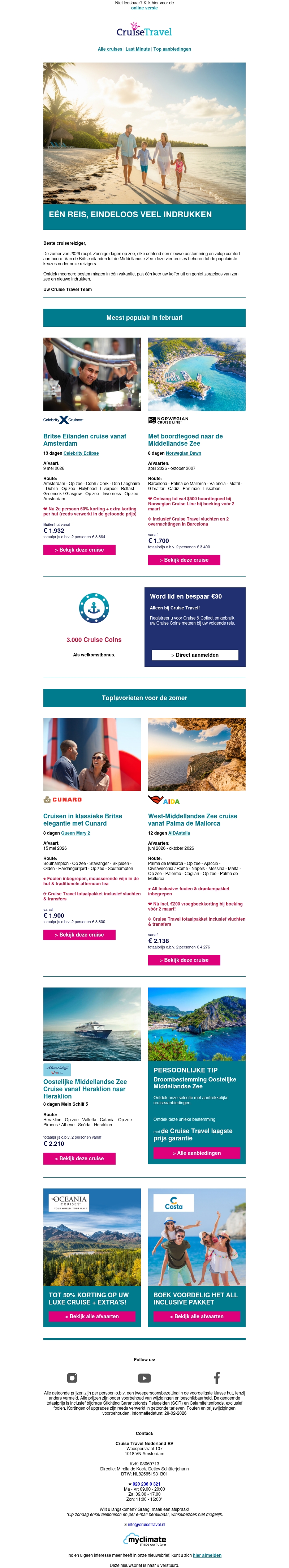 Eén reis, eindeloos veel indrukken Eén reis, eindeloos veel indrukken