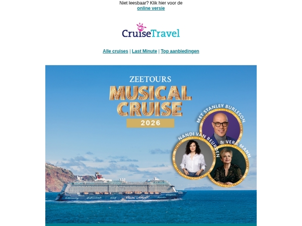 Het wachten is voorbij: lees alles over de 3e Musical Cruise artiest!