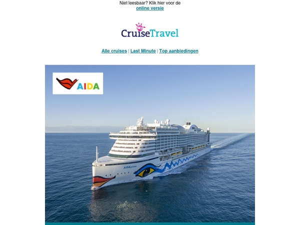 Zomer 2026 vroegboekkorting, ontdek AIDA Cruises!
