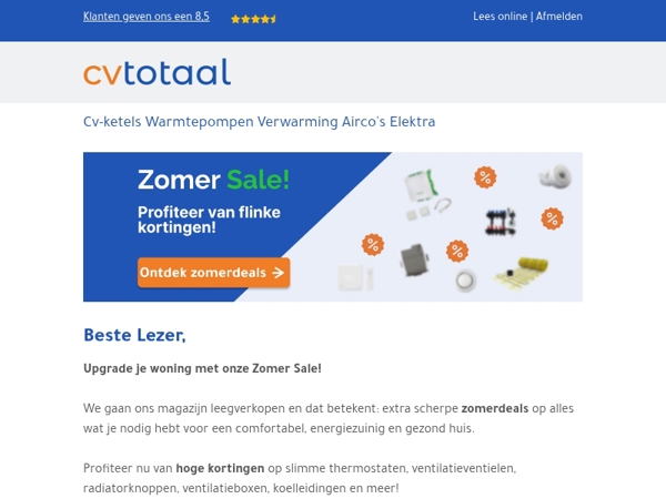 De Zomer Sale is begonnen!