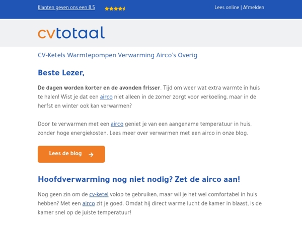 , Haal meer uit je airco deze herfst!