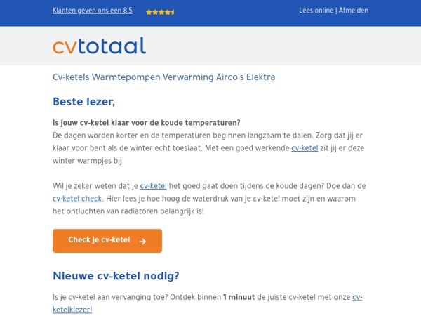 Is jouw cv-ketel winterklaar?