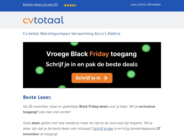Pak de beste deals tijdens Black Friday!