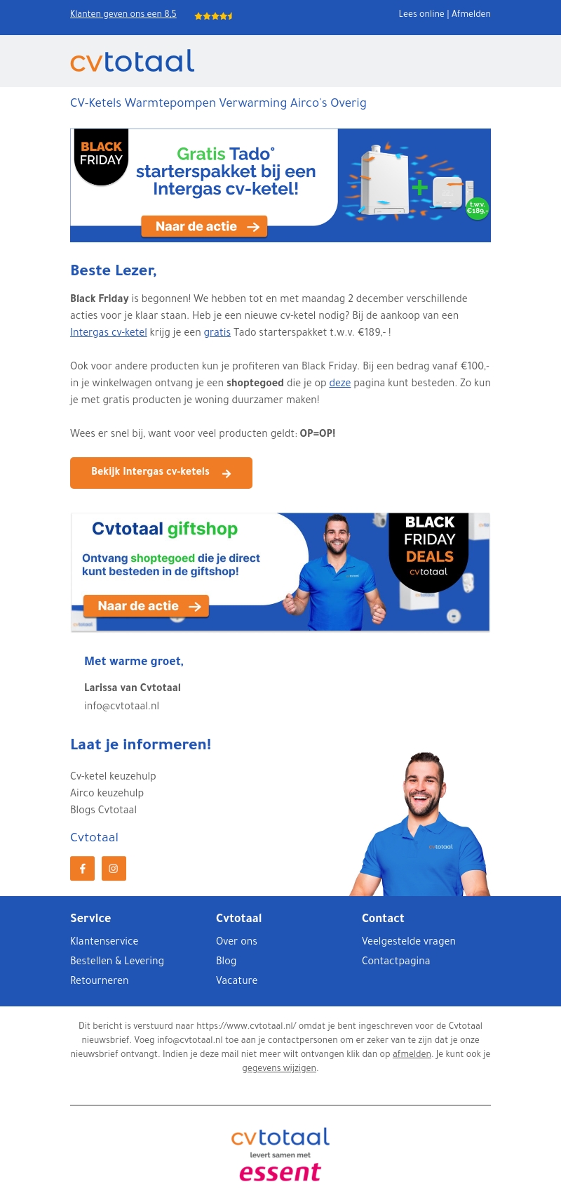 Black Friday is begonnen! Black Friday is begonnen!