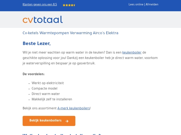 Voor welke keukenboiler ga jij?