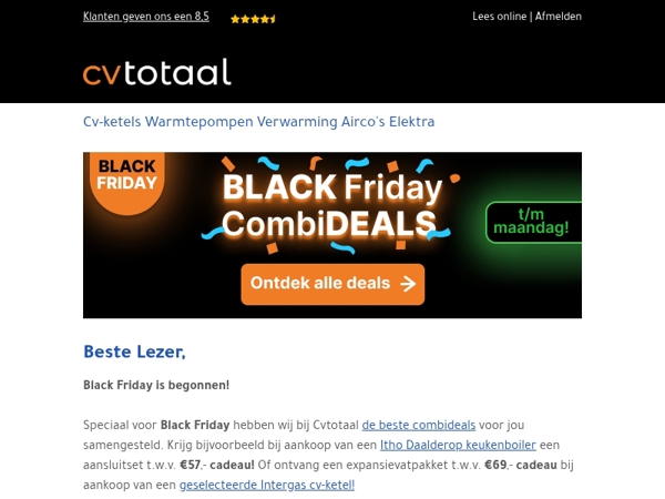 Black Friday is begonnen🎉