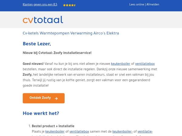 Nieuw! Zoofy installatieservice