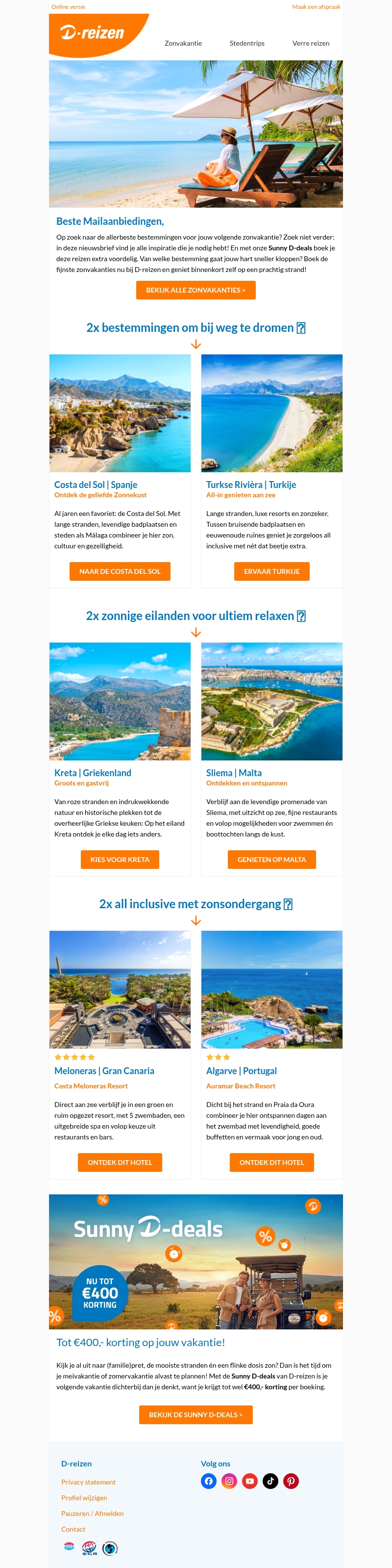 Dit zijn onze beste zonvakanties ☀️ Dit zijn onze beste zonvakanties ☀️