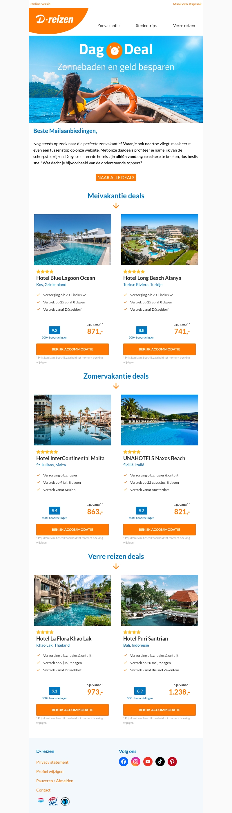 Mailaanbiedingen, heb je deze dagdeals al gezien? π€ Mailaanbiedingen, heb je deze dagdeals al gezien? π€