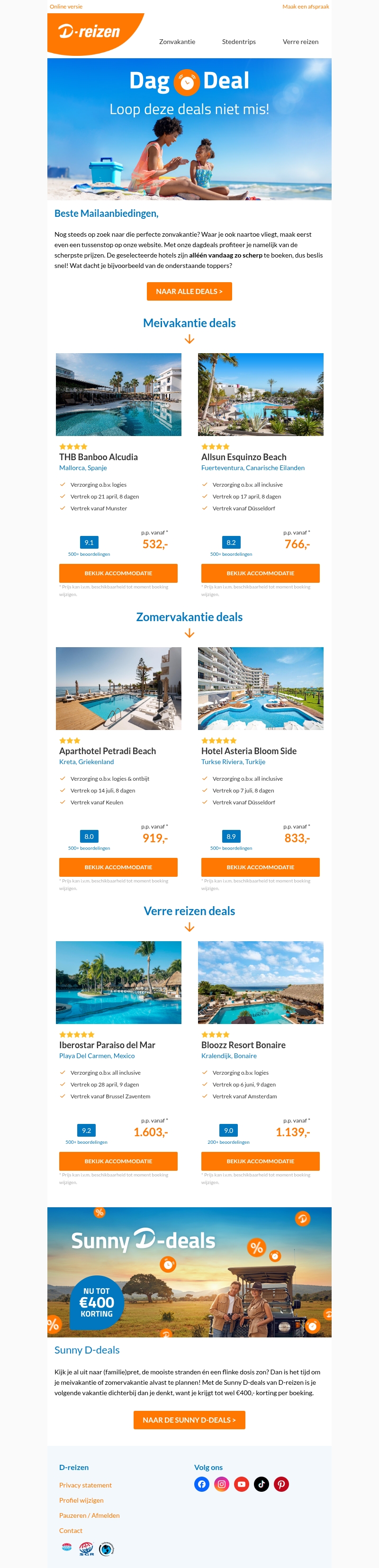 Mailaanbiedingen, heb je deze dagdeals al gezien? 🤑 Mailaanbiedingen, heb je deze dagdeals al gezien? 🤑