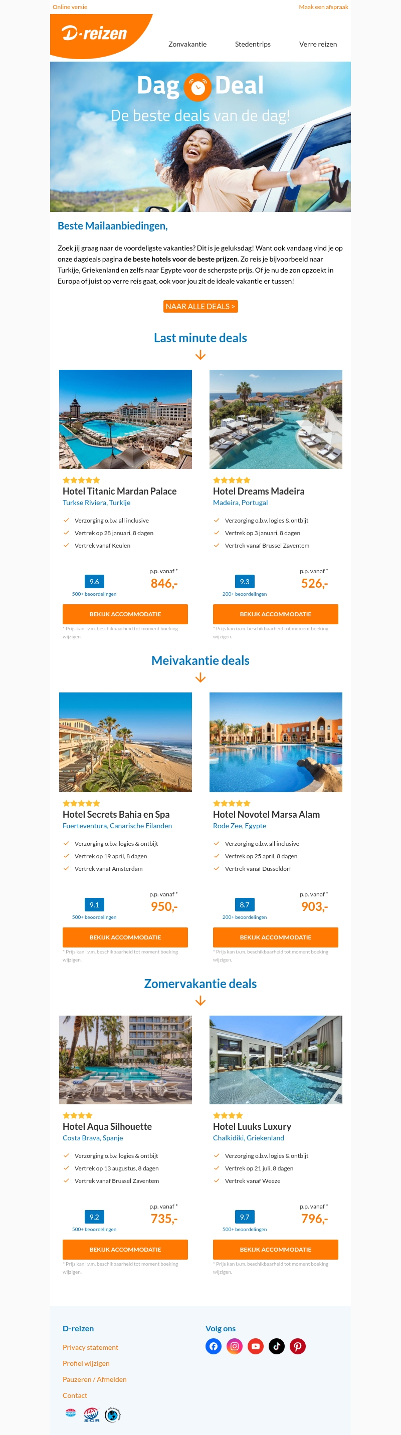 Dagdeals: van deze scherpe prijzen ga je stralen ☀️ Dagdeals: van deze scherpe prijzen ga je stralen ☀️