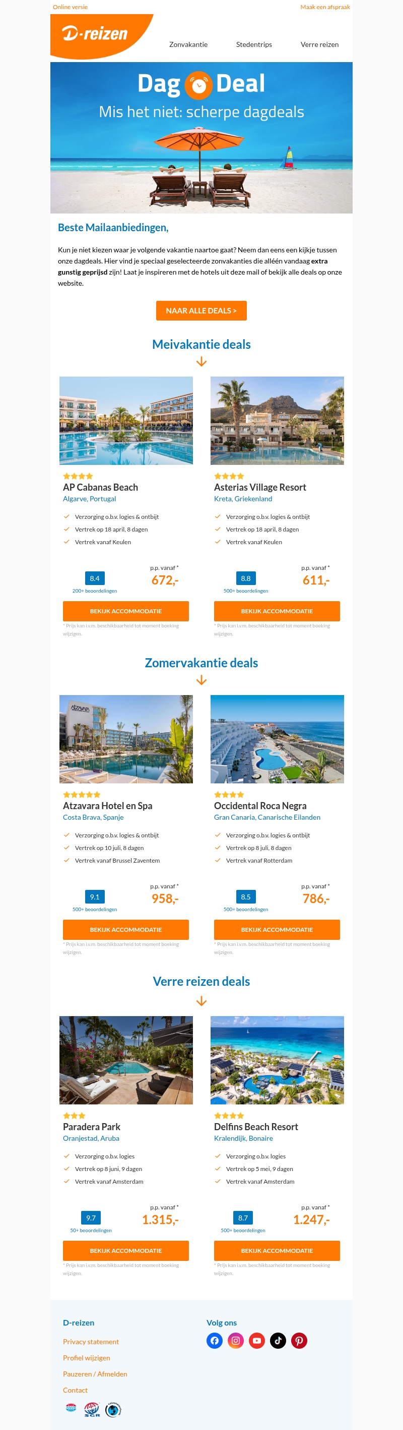 π Top aanbiedingen met onze dagdeals π Top aanbiedingen met onze dagdeals